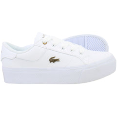 Lacoste Ziane Platform 123 1 CFA Womens White Trainers