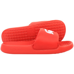 Lacoste Serve Slide 1.0 123 1 CMA Mens Red Sliders