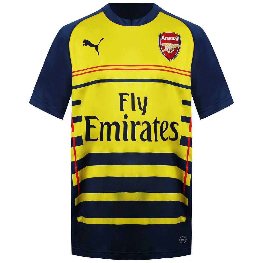 Puma CoolCell Arsenal Fly Emirates Kids Football Shirt