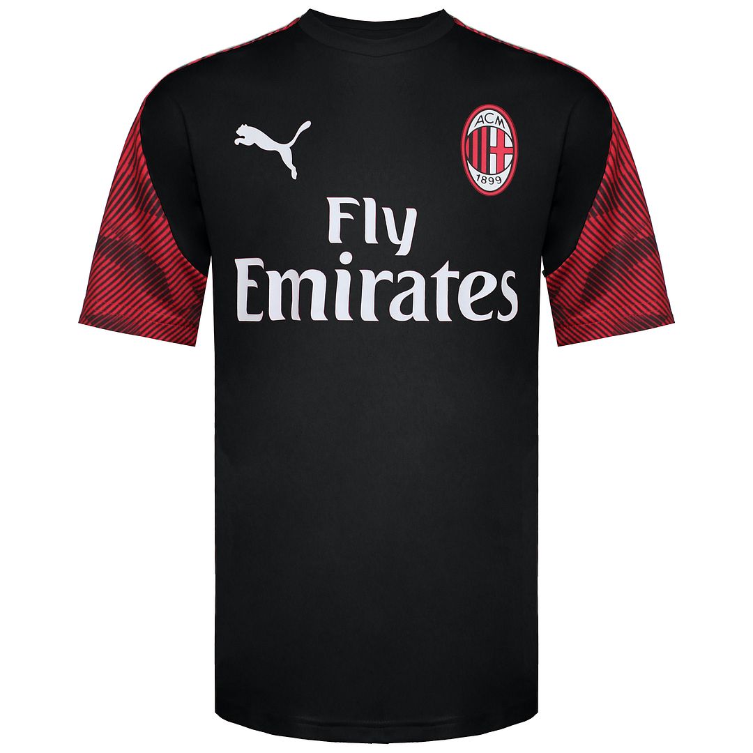 Puma A.C. Milan 1899 Team DryCell Kids Black T-Shirt