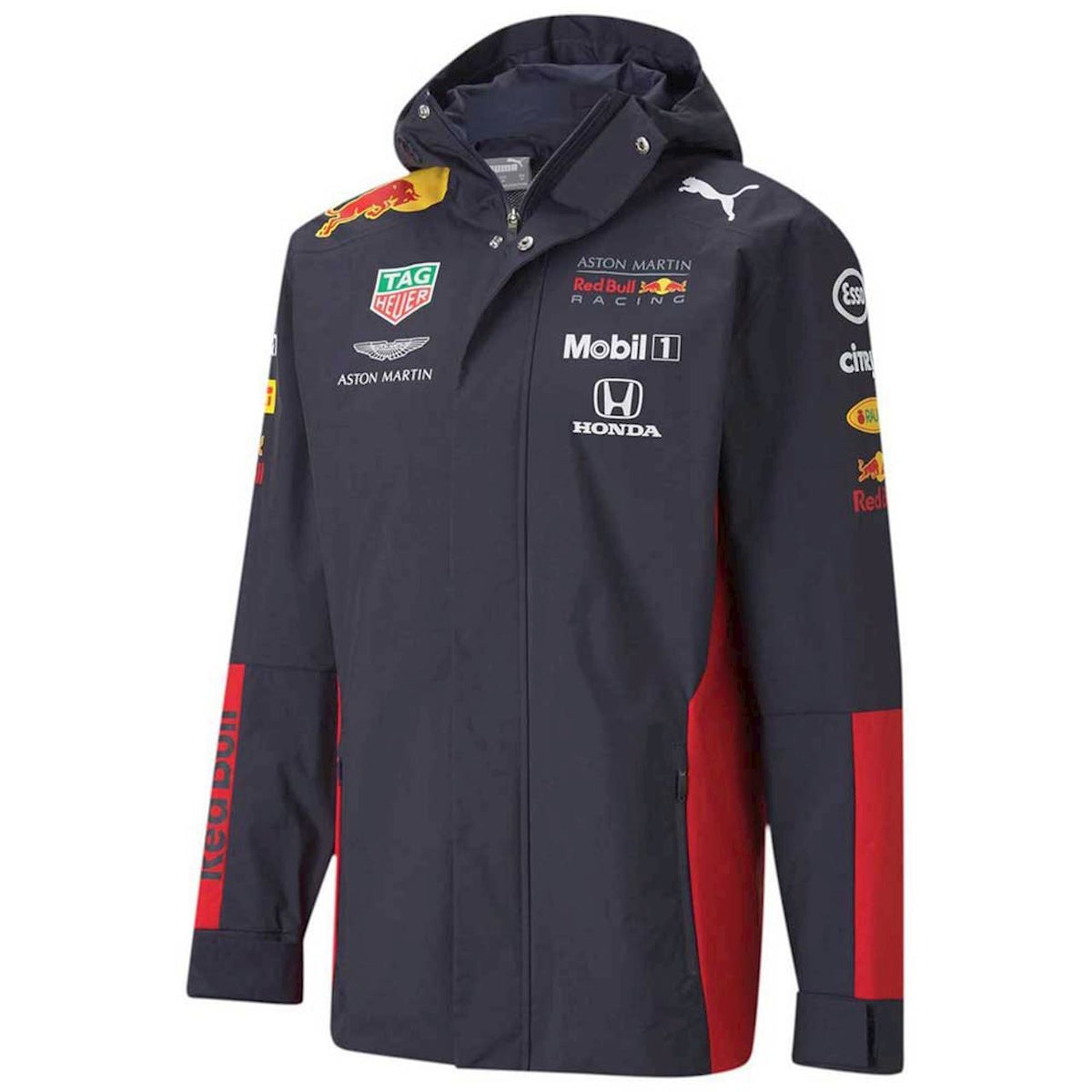 Puma Red Bull Racing Team Mens Hooded Rain Jacket 762886 01