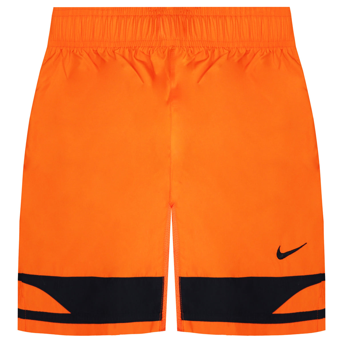 Nike Logo Kids Orange/Black Shorts