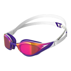 Speedo Fastskin Pure Focus White/Purple Unisex Mirror Swimming Goggles 8 11778F267