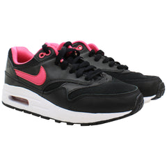 Nike Air Max 1 (GS) Kids Black Trainers