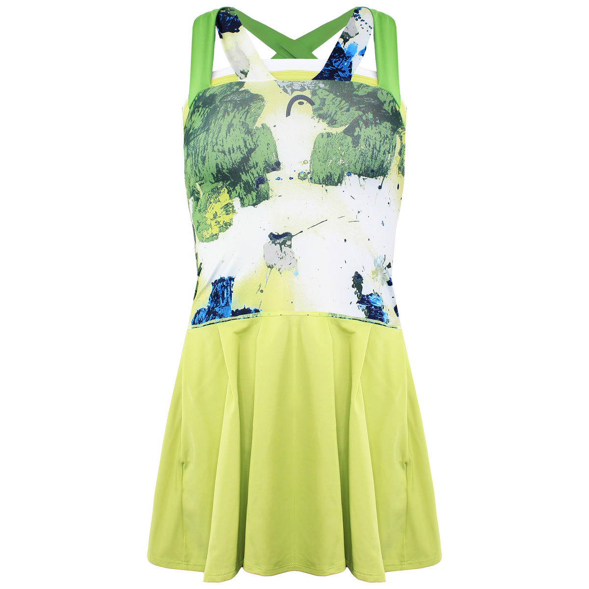 Head Vision Graphic Kids Multicolour Dress