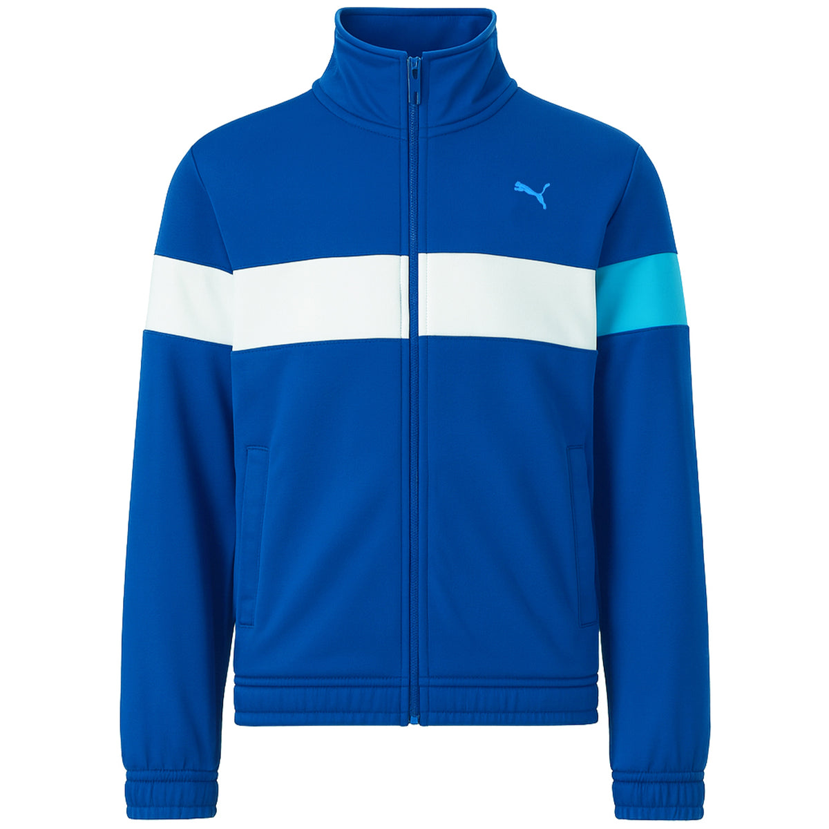 Puma Logo Kids Blue Track Jacket