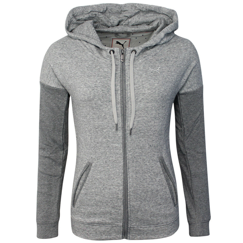 Puma Style Womens Grey Track Jacket