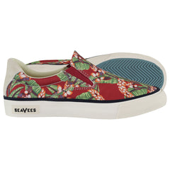 SeaVees Hawthorne Red Womens Plimsolls