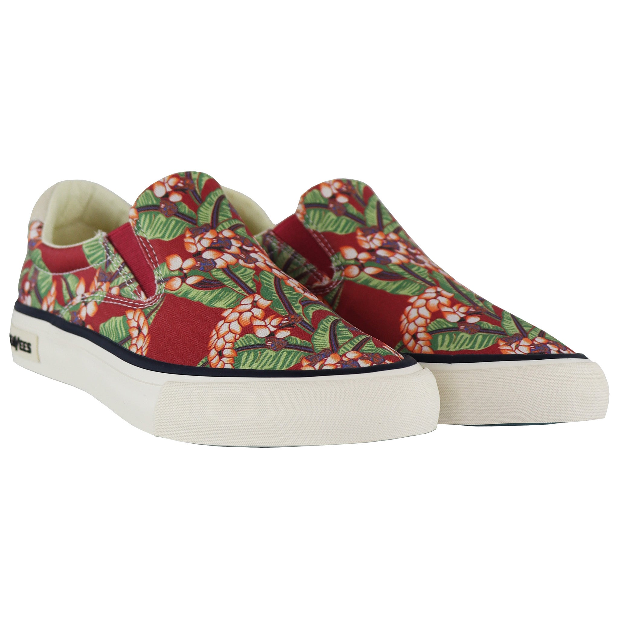 SeaVees Hawthorne Red Womens Plimsolls