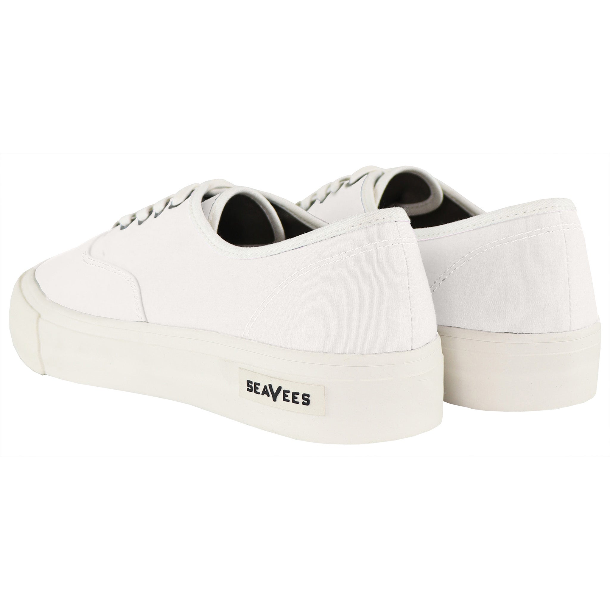 SeaVees Legend White Mens Plimsolls