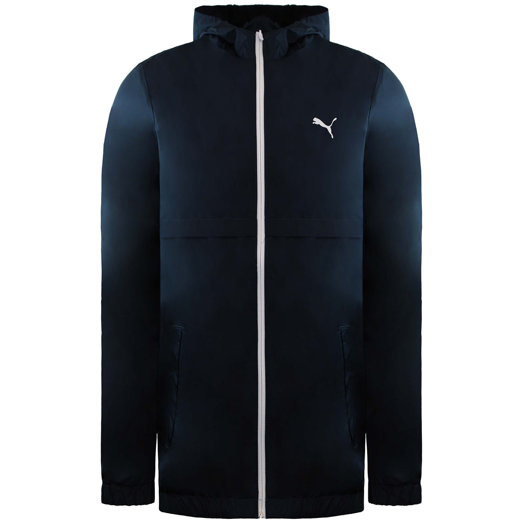 Puma Solid Mens Dark Slate Windbreaker Jacket