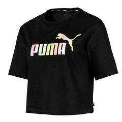 Puma Womens Essentials Cropped Womens T-Shirt Black 852594 61