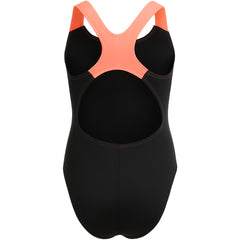Speedo All Over Splashback Kids Black Swimsuit