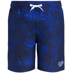 Speedo Marvel AOP Kids Blue Swim Shorts