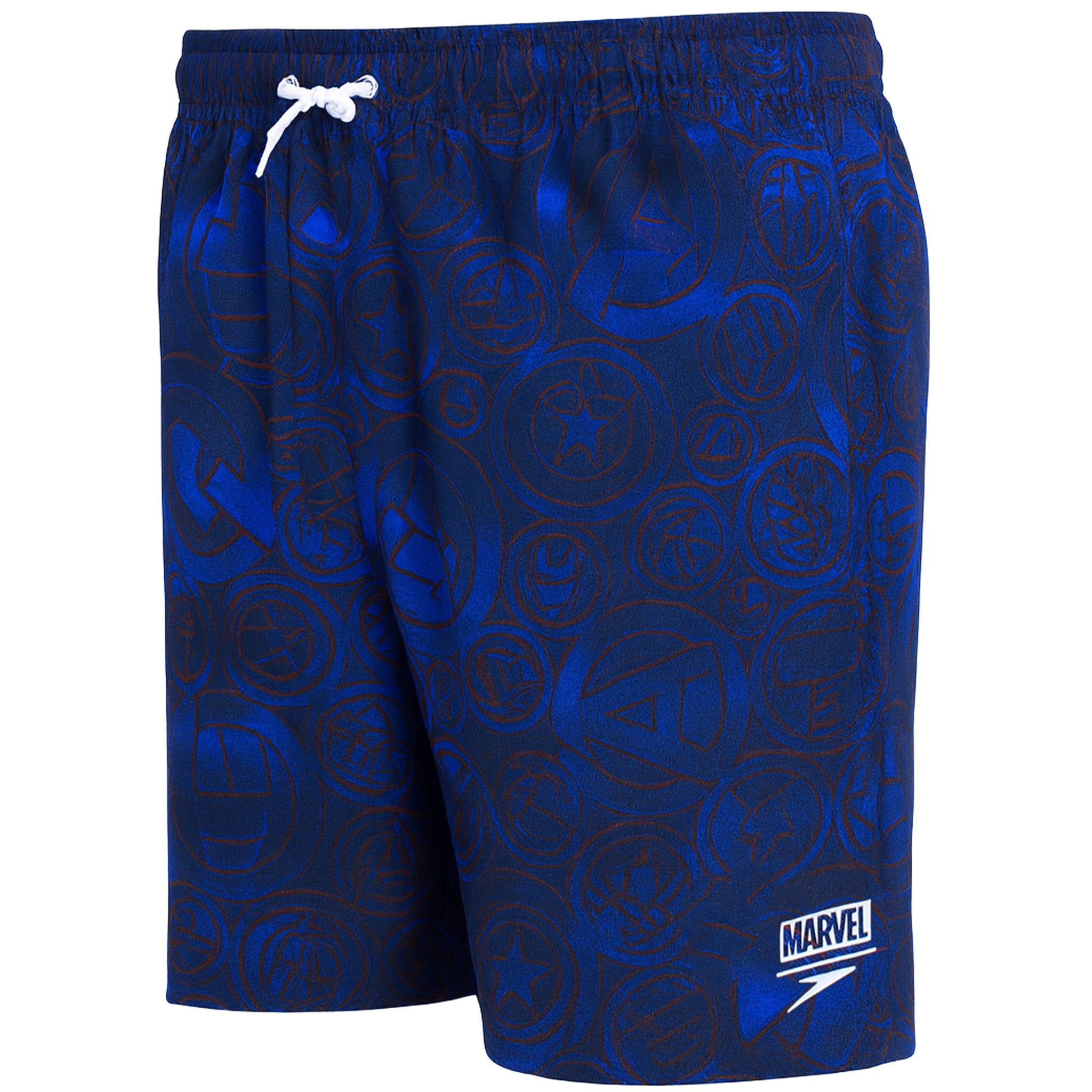 Speedo Marvel AOP Kids Blue Swim Shorts