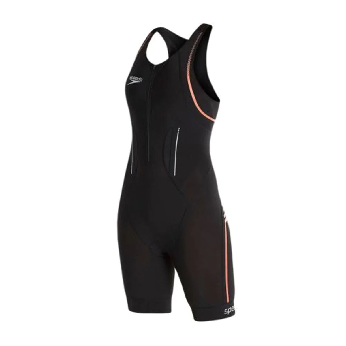 Speedo Comp 16 Sleeveless Black/Red Women Triathlon Trisuit Swimsuit 8 10478A870