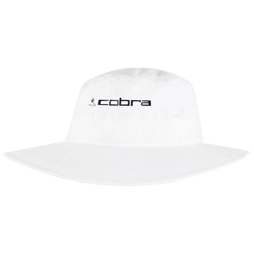 Cobra Logo Mens White Sun Bucket