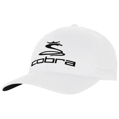 Cobra Pro Tour Mens White Golf Cap