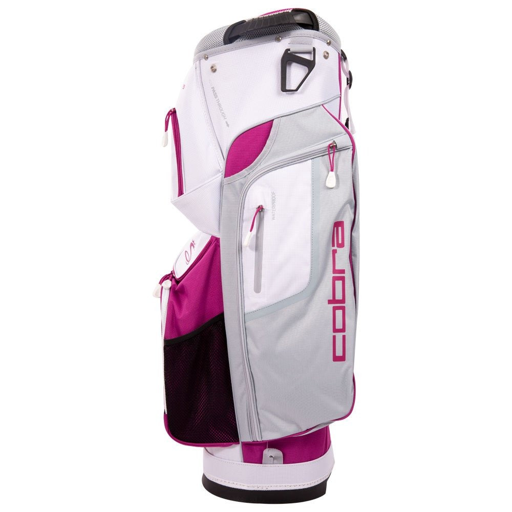 Cobra Fly XL White Pink Golf Cart Bag