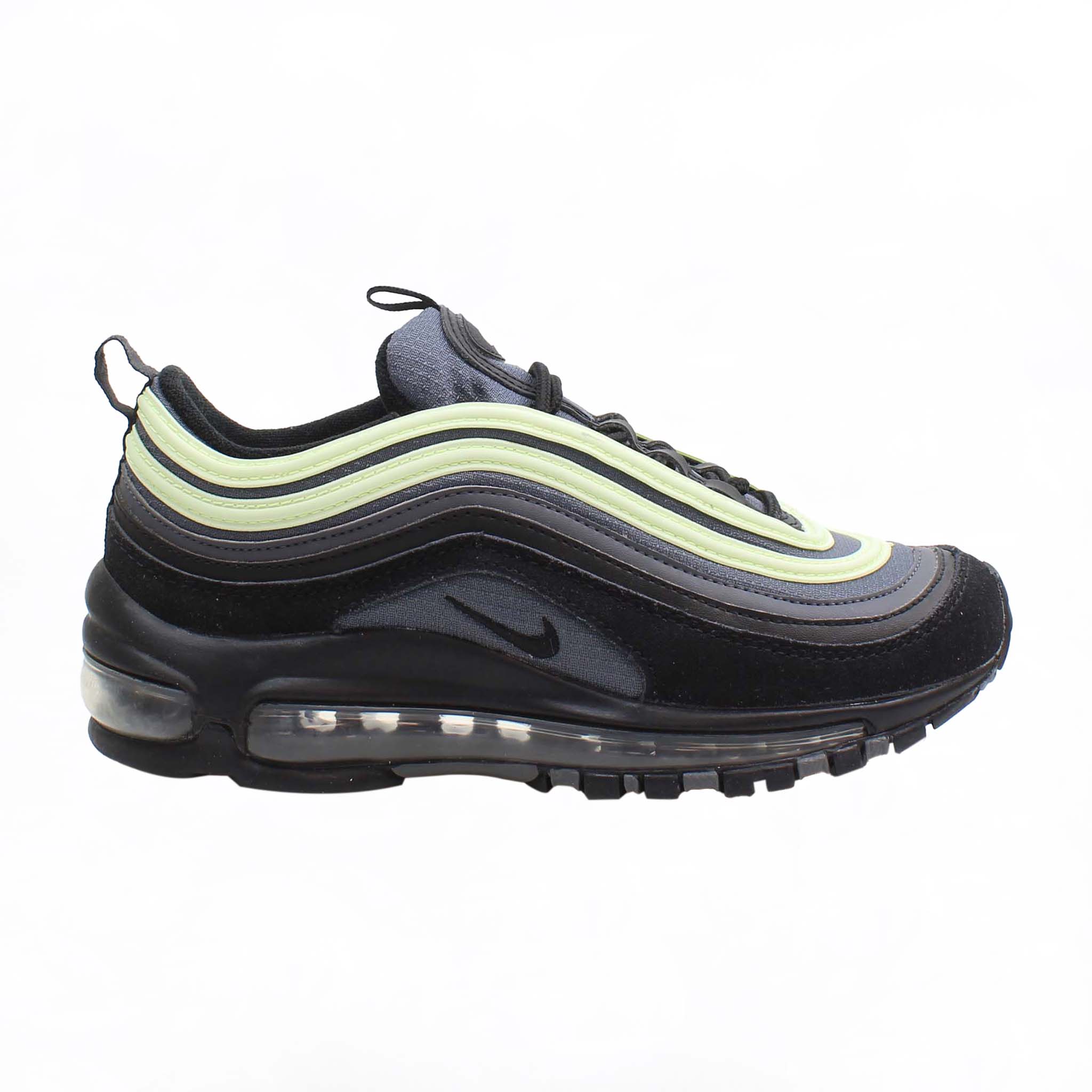 Nike Air Max 97 Barely Volt Kids Black Trainers NO BOX