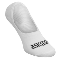 Asics No Show Mens White Socks