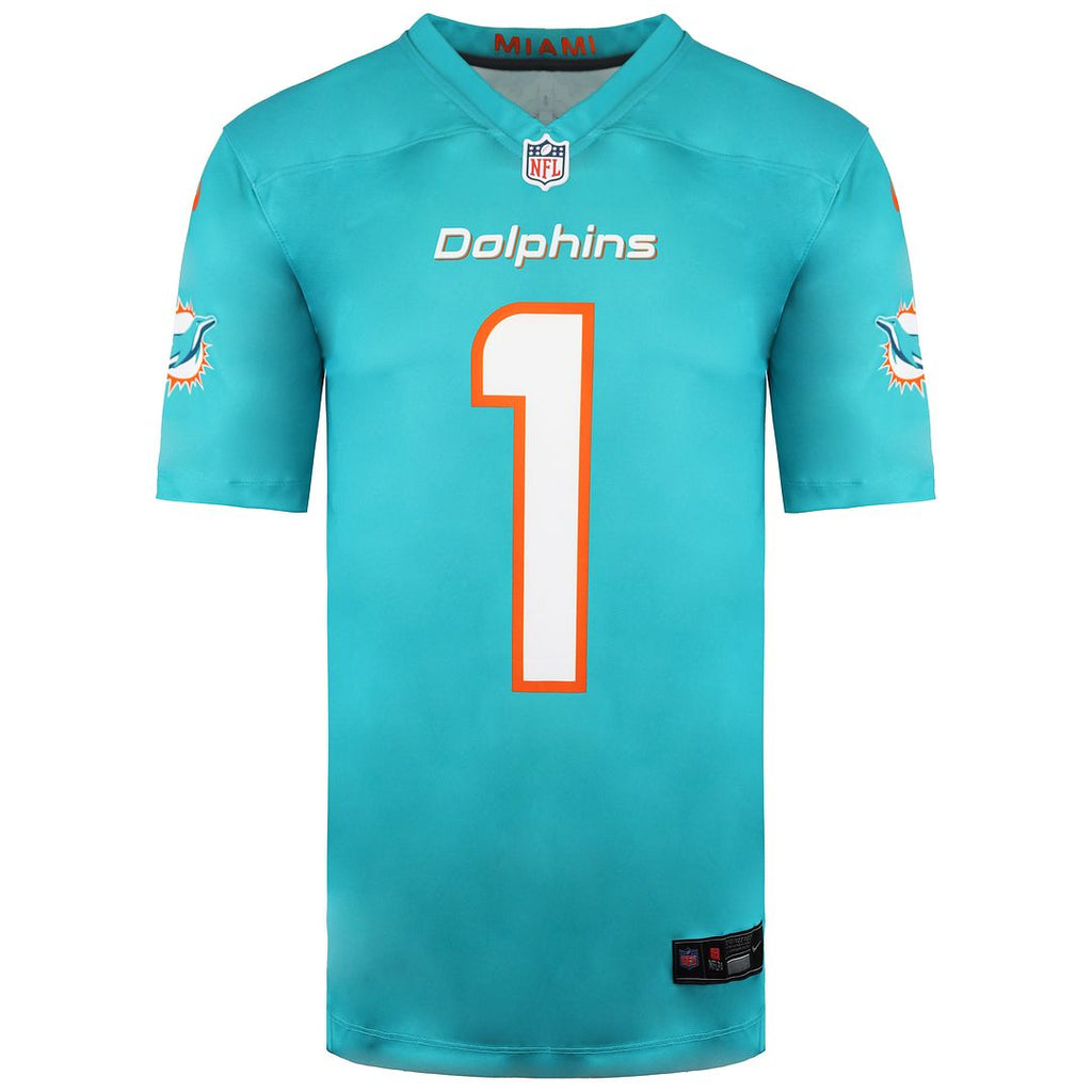 Nike NFL Miami Dolphins 1 Tua Tagovailoa Mens Home Legend Jersey