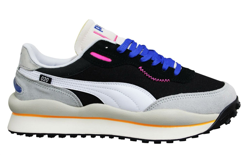 Puma Style Rider Play On Mens Black/Grey Trainers