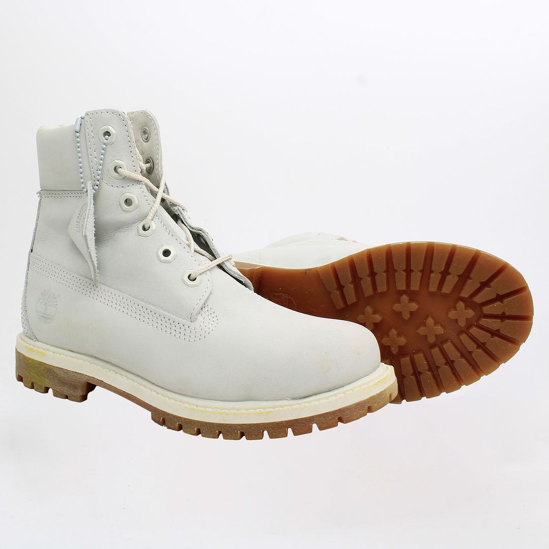 Timberland 6Inch Premium Womens Light Grey Boots NO BOX