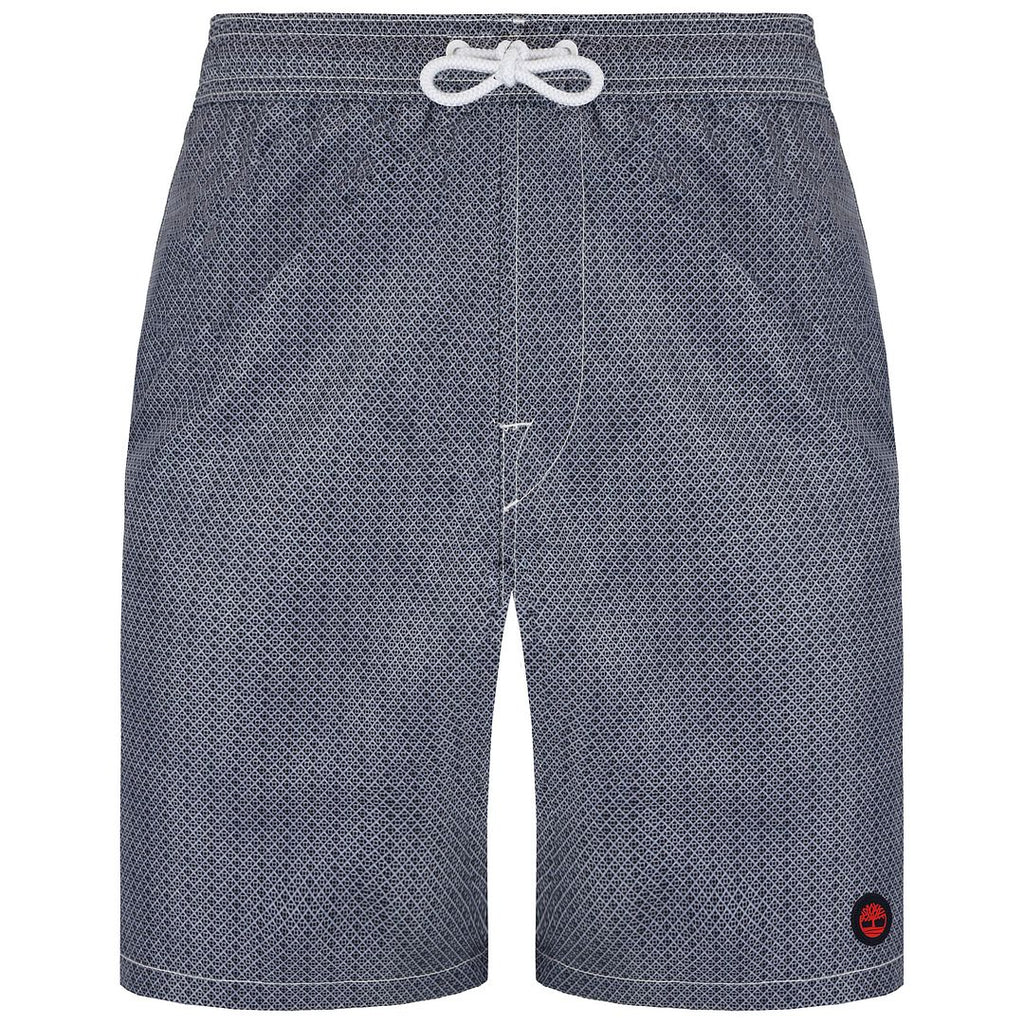 Timberland Logo Mens Navy Printed Shorts