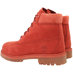Timberland 6inch Premium Kids Red Boots