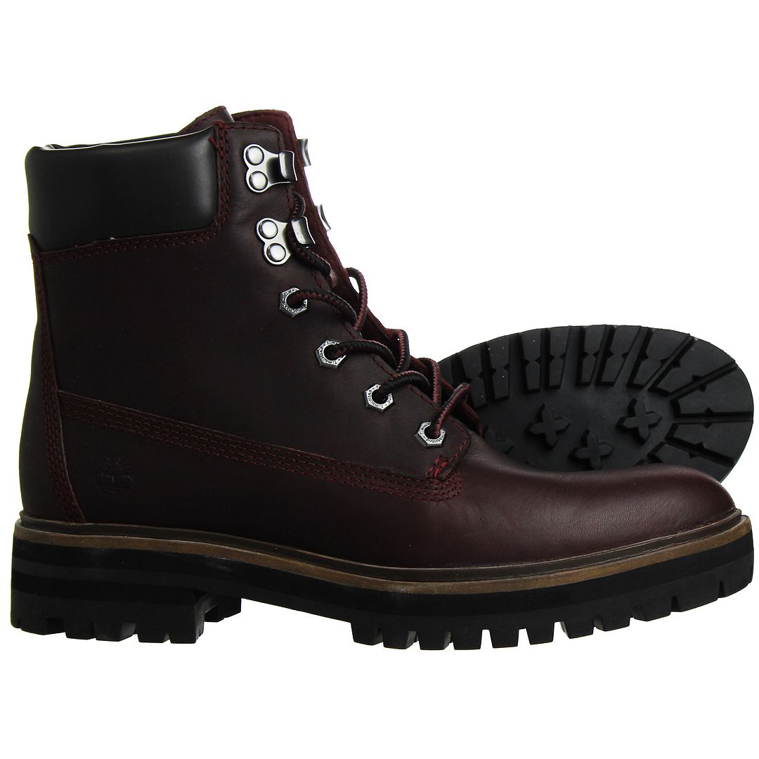 Timberland London Square 6inch Red Womens Boots