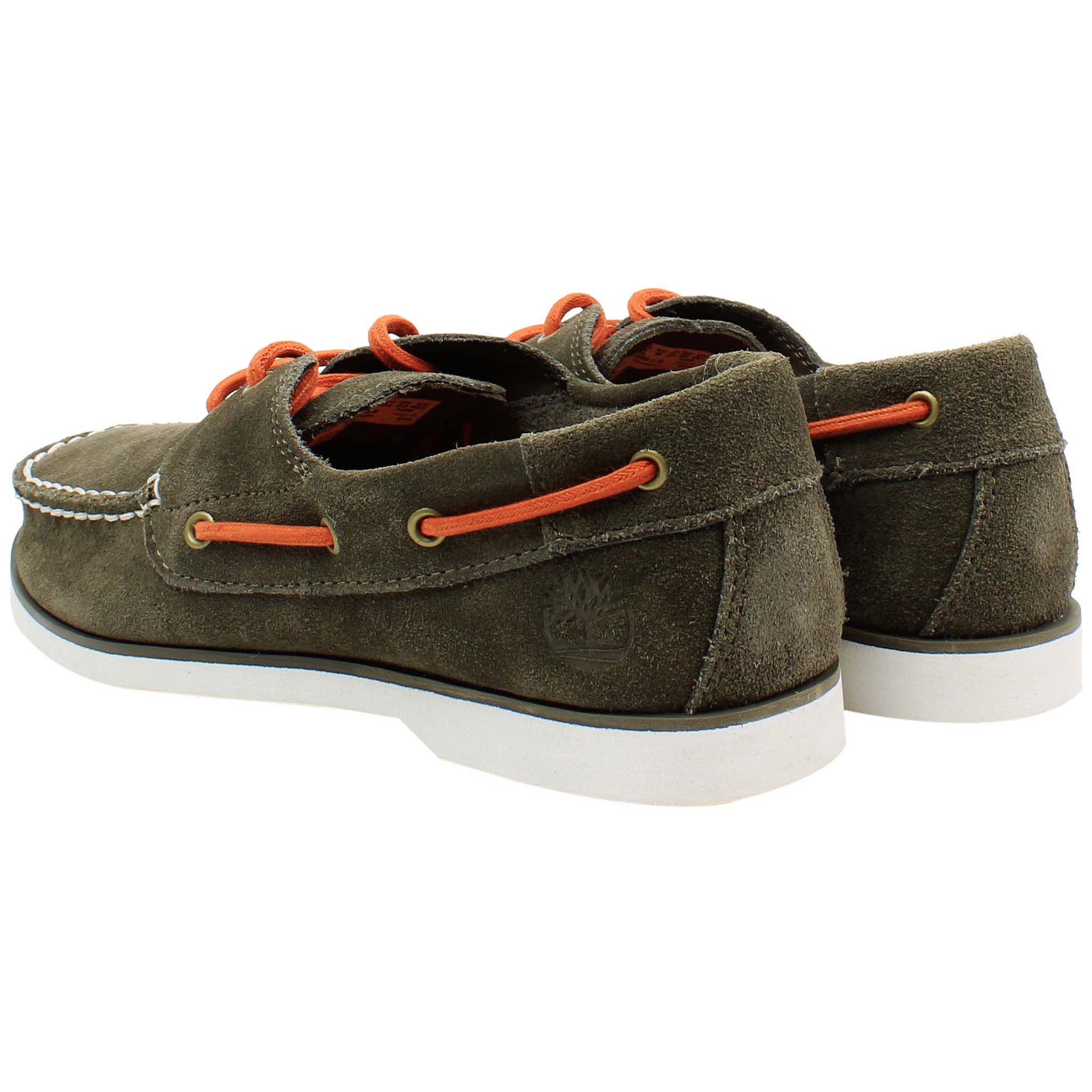 Timberland Seabury Kids Green Boat Shoes