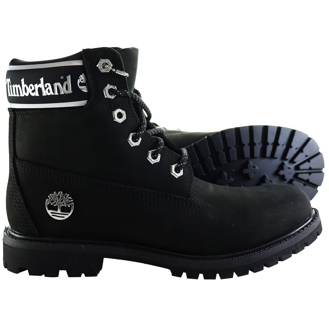 Timberland Premium 6inch Womens Black Boots