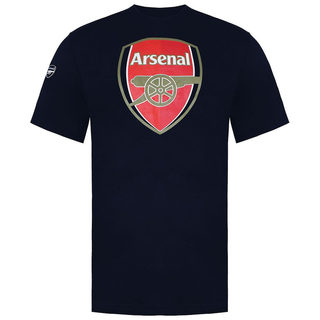 Puma Arsenal Logo Mens Navy T-Shirt