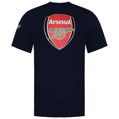 Puma Arsenal Logo Mens Navy T-Shirt