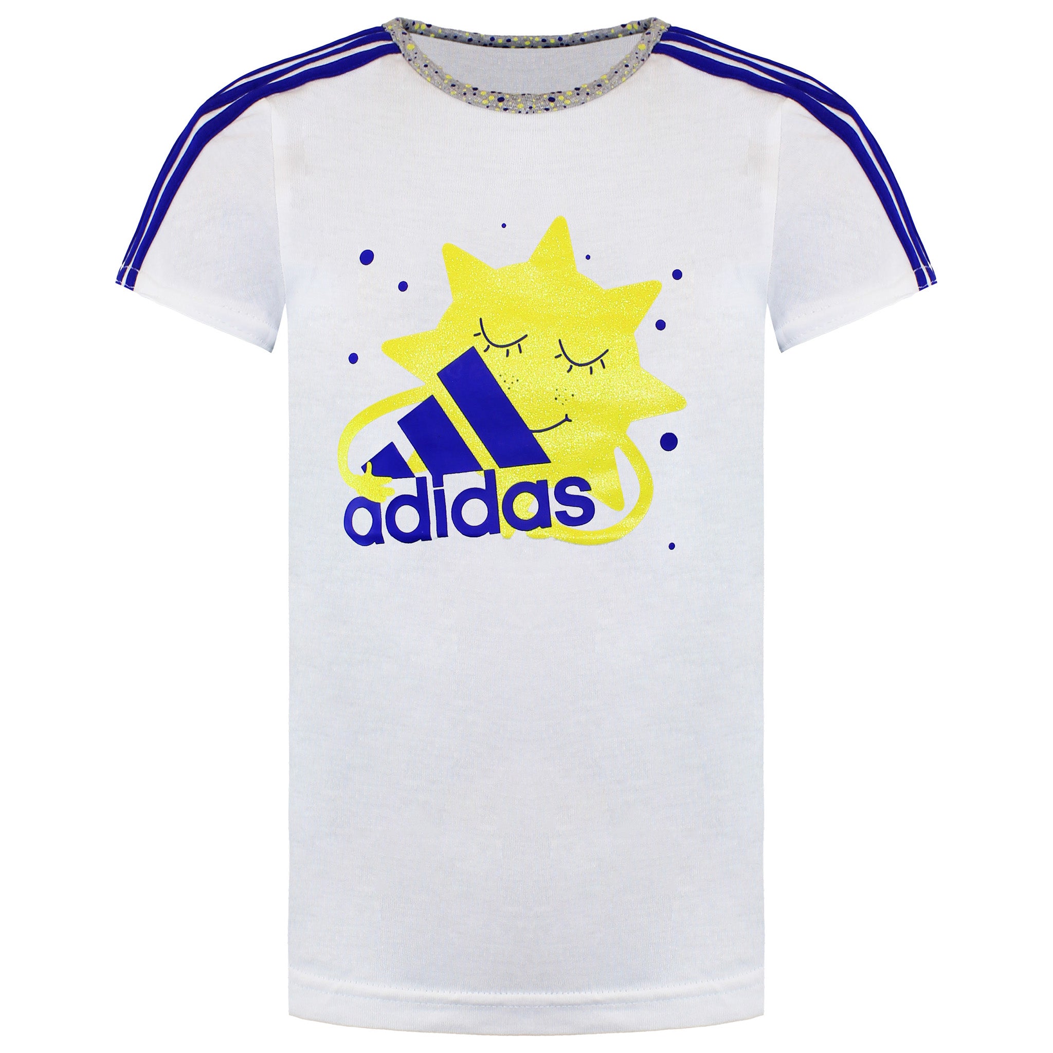 Adidas Kids White/Blue Set