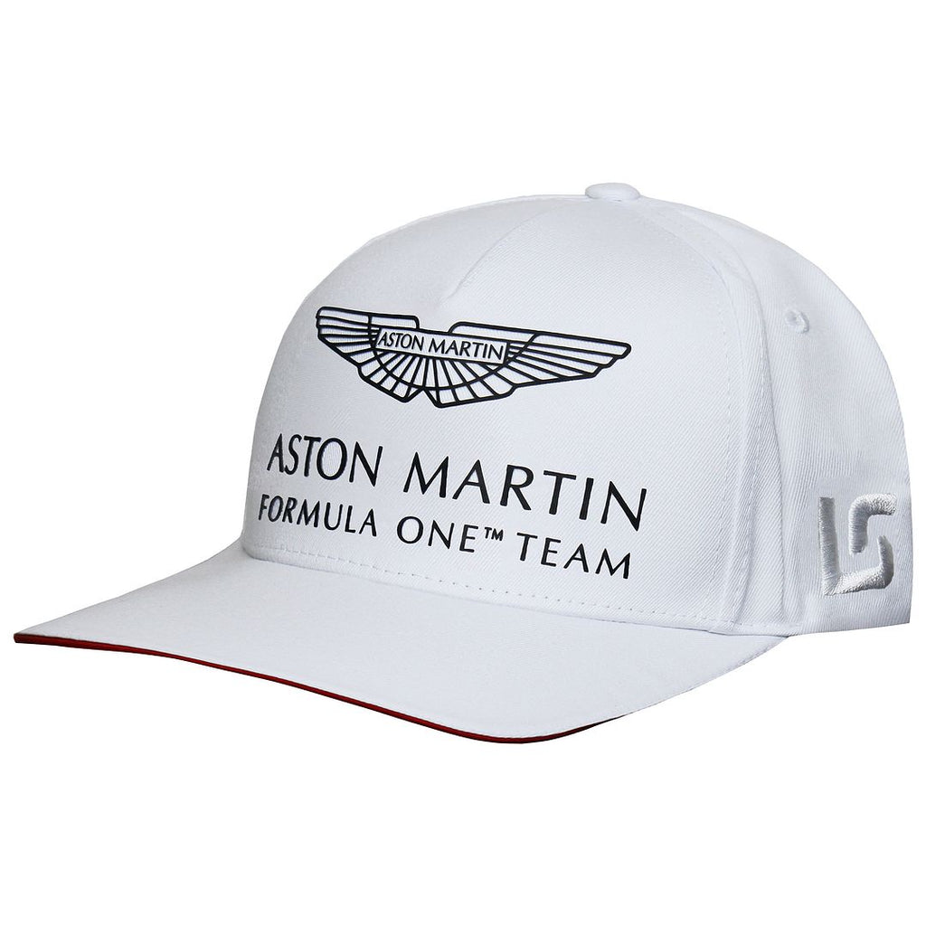 Aston Martin F1 Official Driver Lance Stroll Mens White Cap