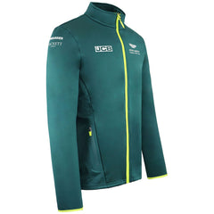 Aston Martin F1 Official Team Womens Green Softshell Jacket