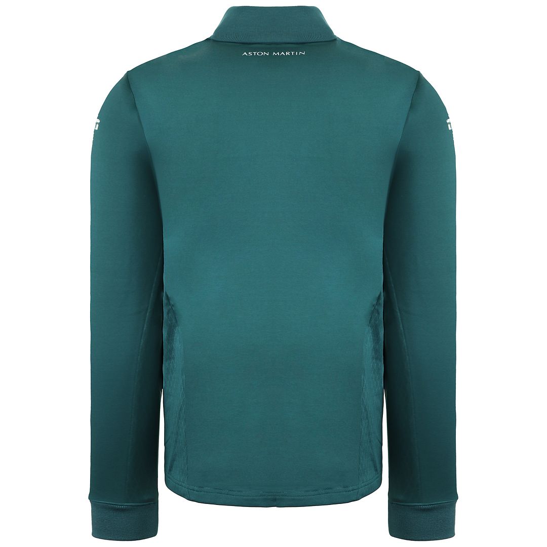 Aston Martin F1 Official Team Mens Green Midlayer