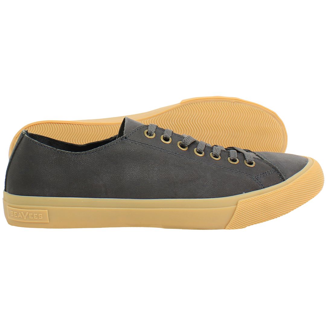 Seavees Army Issue Low Mens Black Shoes