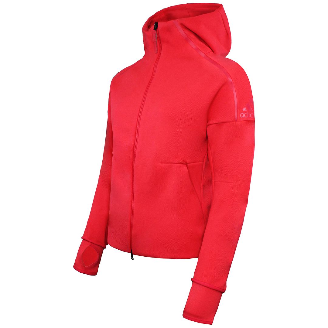 Adidas Z.N.E Womens Red Track Jacket