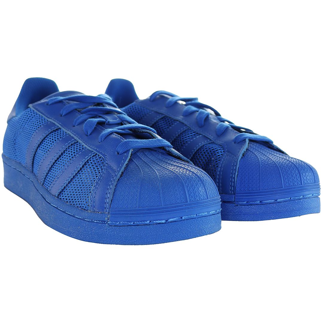 Adidas Superstar Mens Blue Trainers