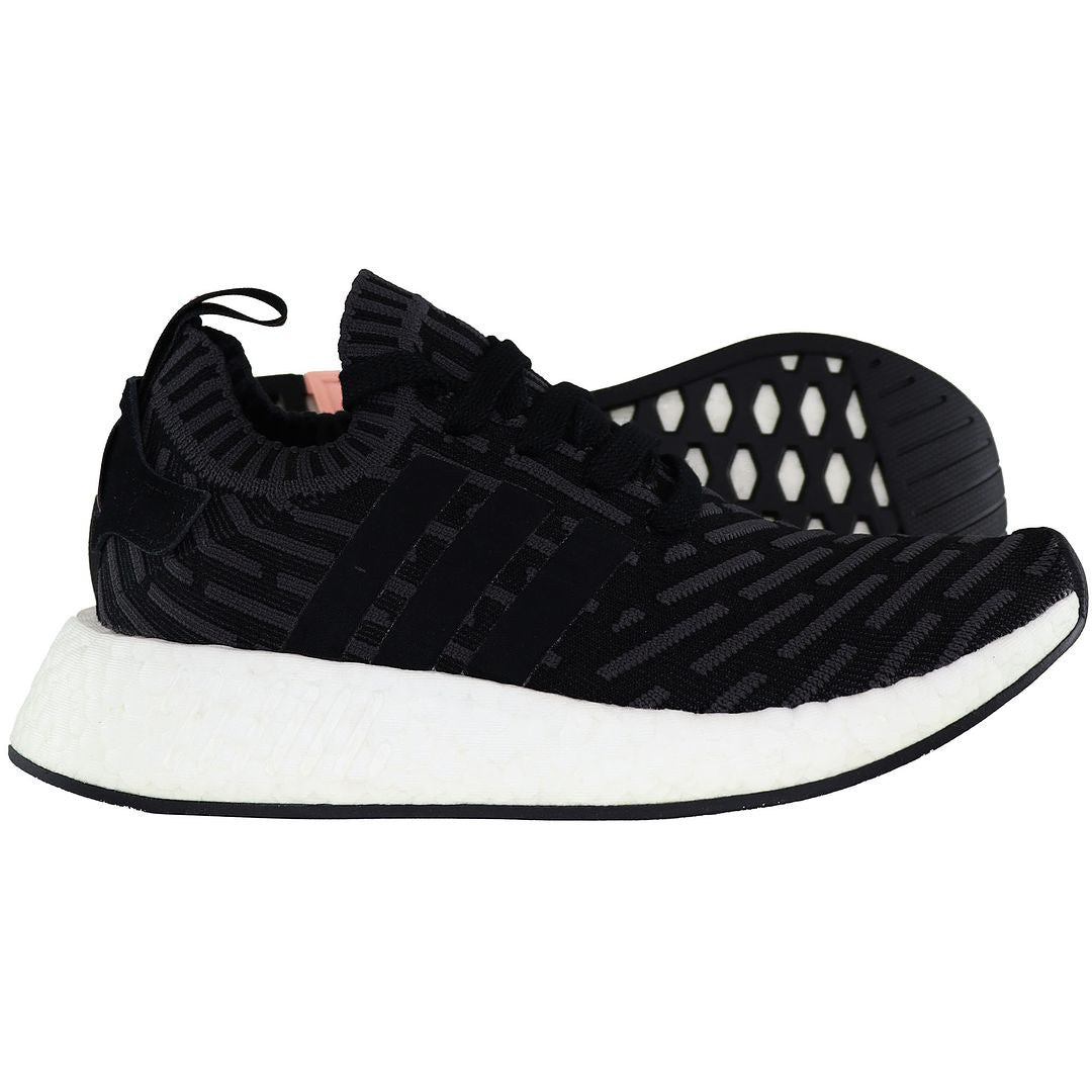 Adidas NMD_R2 Primeknit Womens Black Trainers