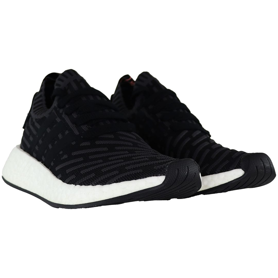 Adidas NMD_R2 Primeknit Womens Black Trainers