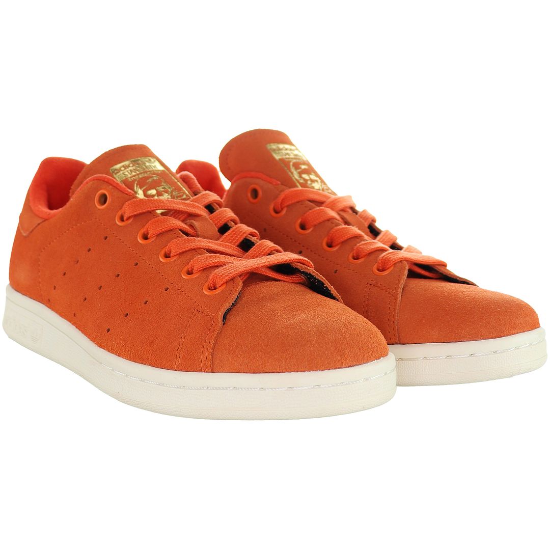 Adidas Stan Smith Mens Orange Trainers