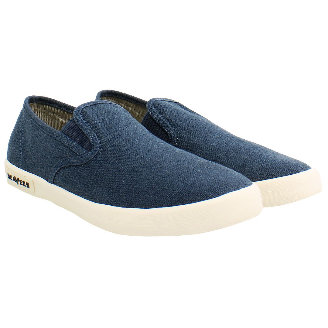 Seavees Baja Standard Womens Blue Plimsolls