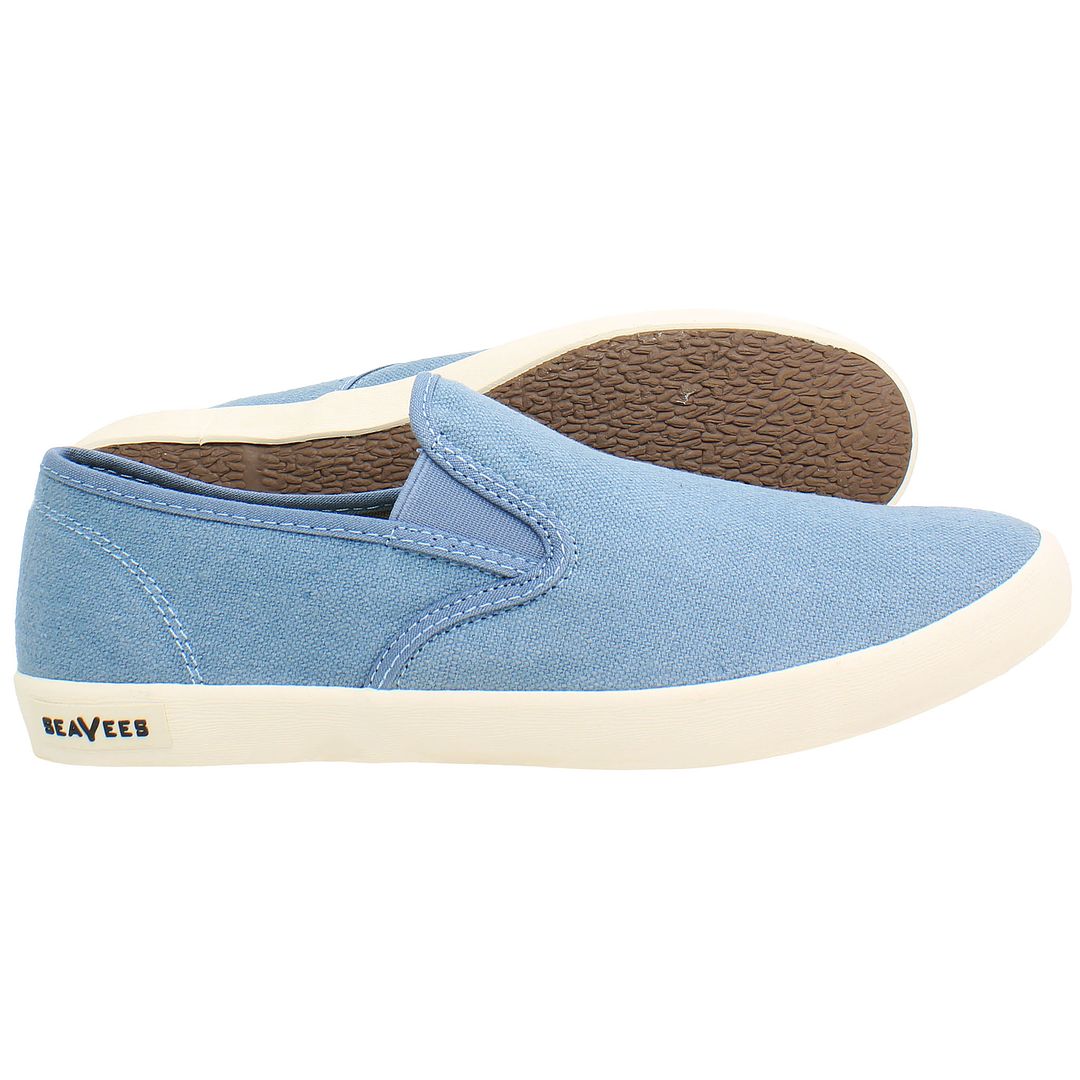 Seavees Baja Standard Mens Blue Plimsolls