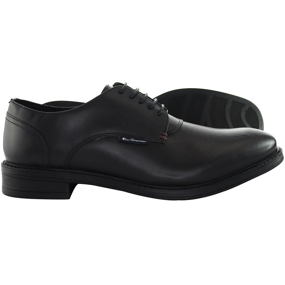 Ben Sherman Pat Mens Black Shoes