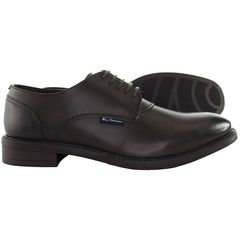 Ben Sherman Pat Mens Brown Shoes