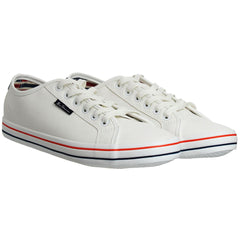 Ben Sherman Lowell Mens White Plimsolls